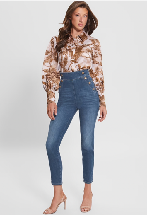 Guess - Plume Mid Eco Gwenny Skinny Jeans