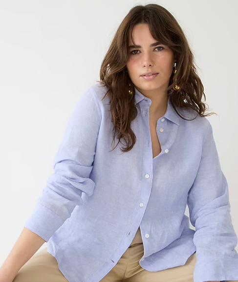 J.Crew Slim-fit Baird McNutt Irish Linen Shirt
